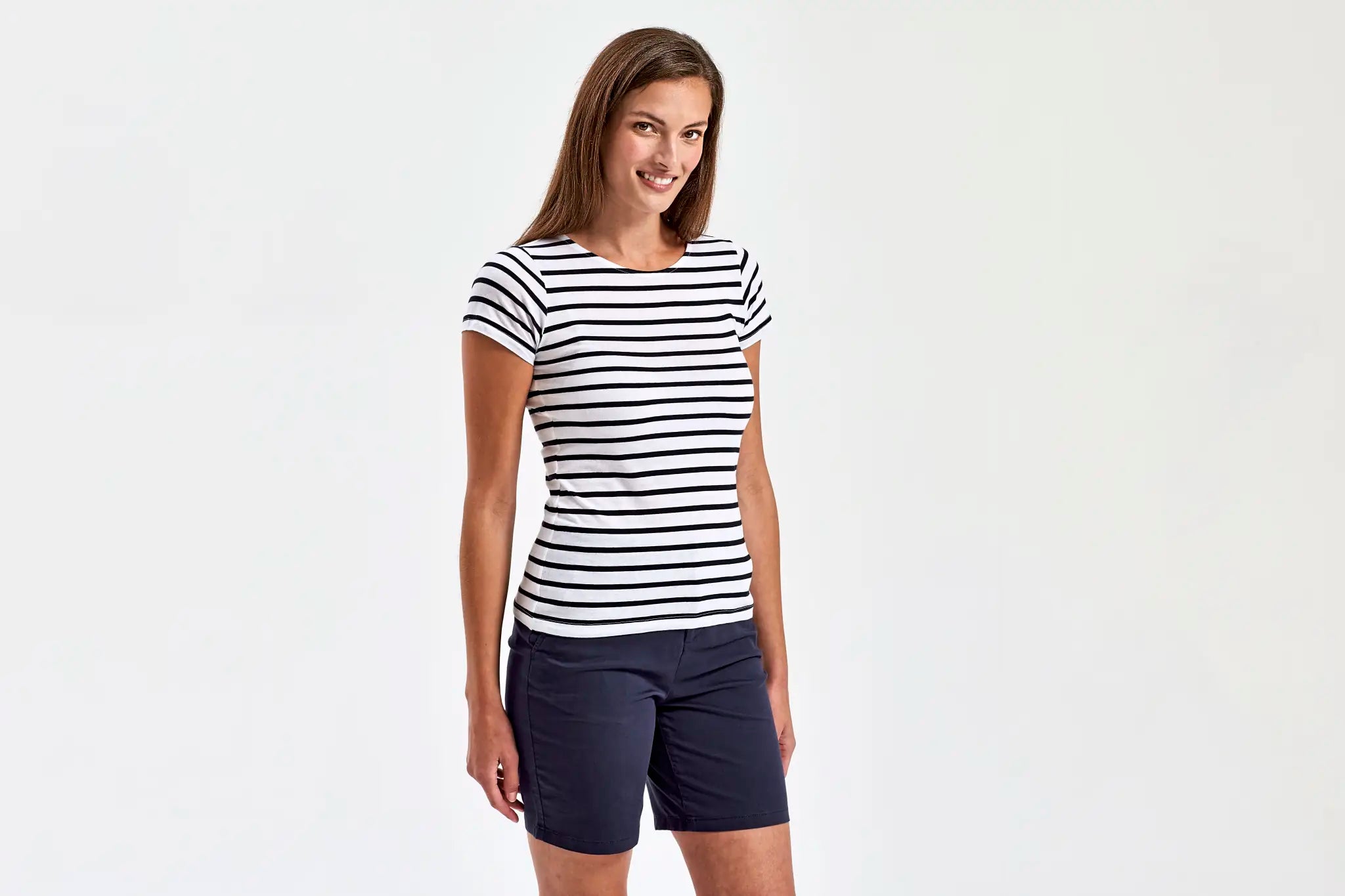 all-groups Women's Marinière Coastal Short Sleeve T-Shirt