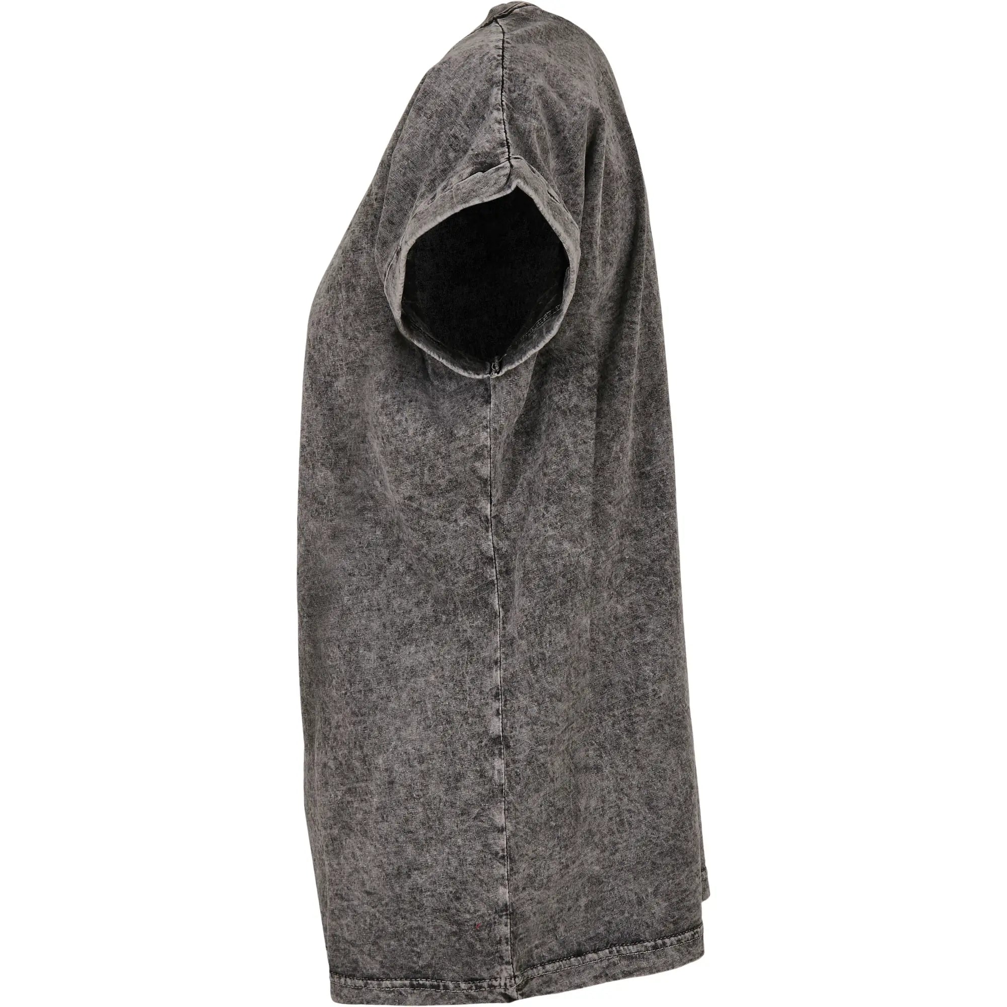 all-groups Women's Acid Washed Extended Shoulder Tee