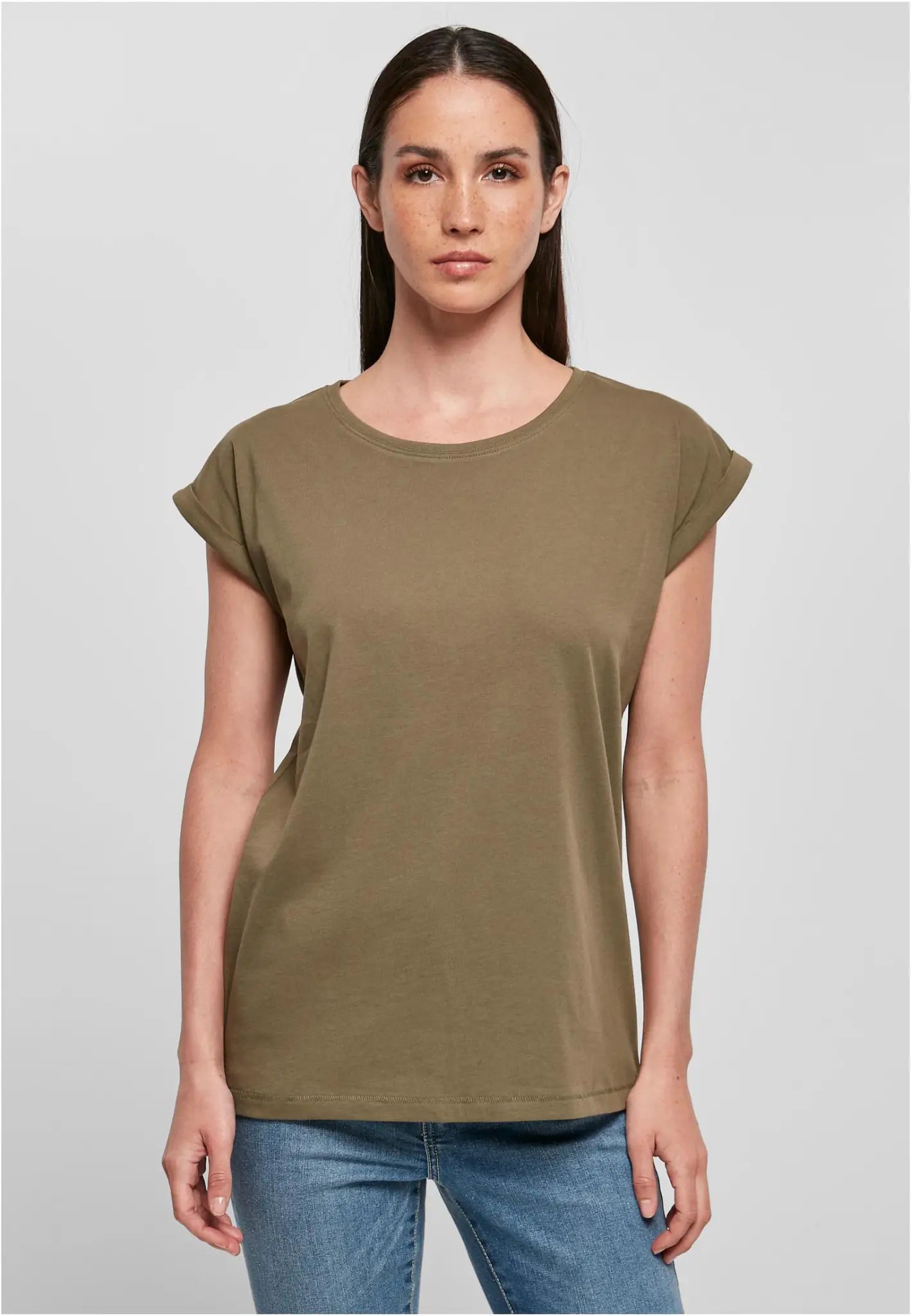 all-groups Women's Organic Extended Shoulder Tee