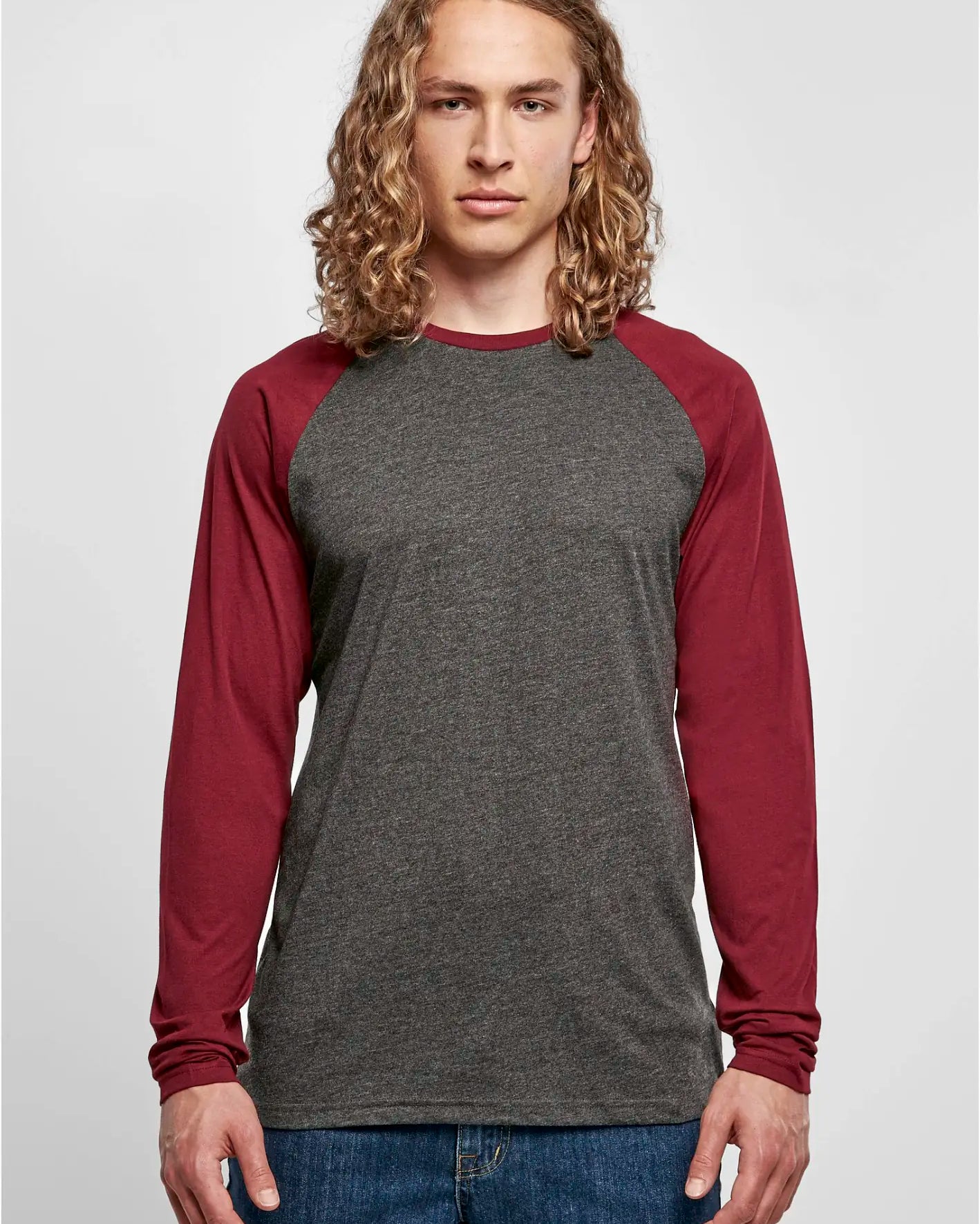 all-groups Men's Contrast Raglan Longsleeve T-Shirt