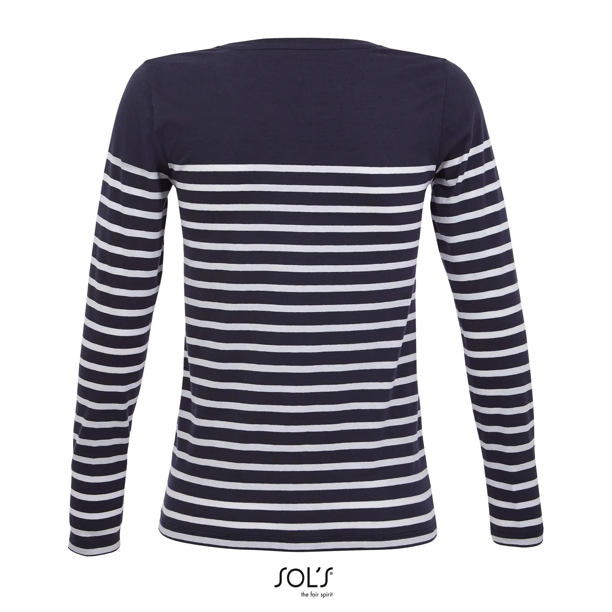 all-groups Women's Long Sleeve Striped T-Shirt Matelot