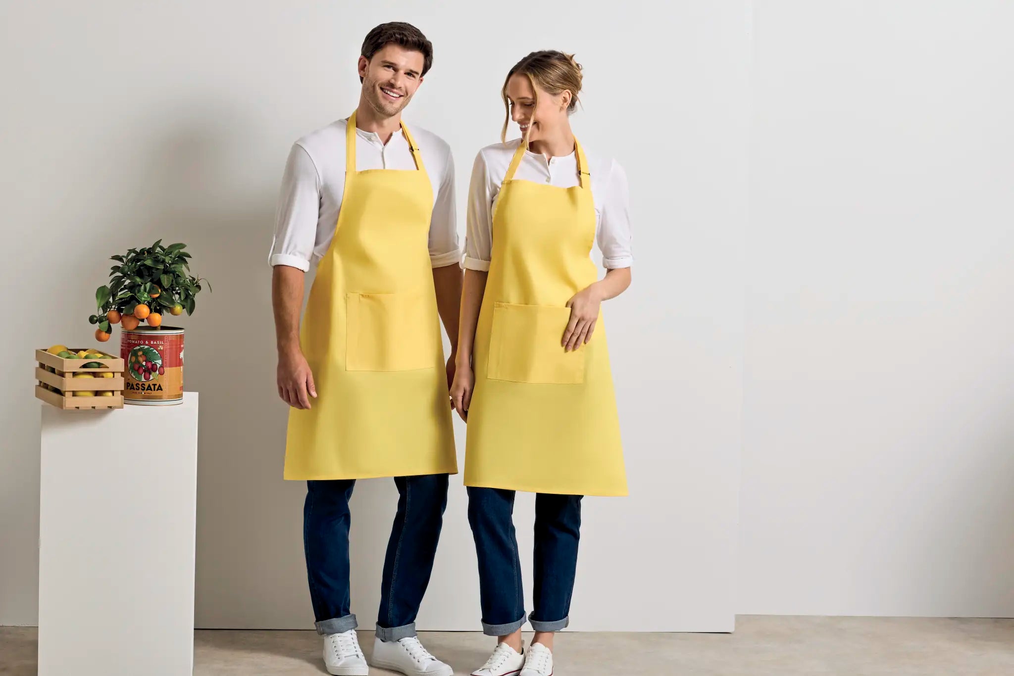 all-groups Colours Collection Bib Apron With Pocket