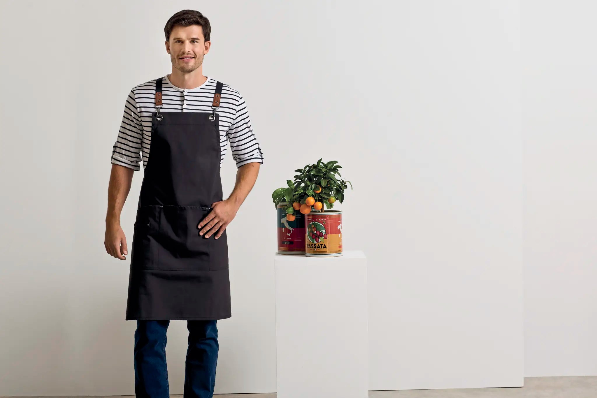 all-groups Clip ‘n' Clasp Cross Back Bib Apron