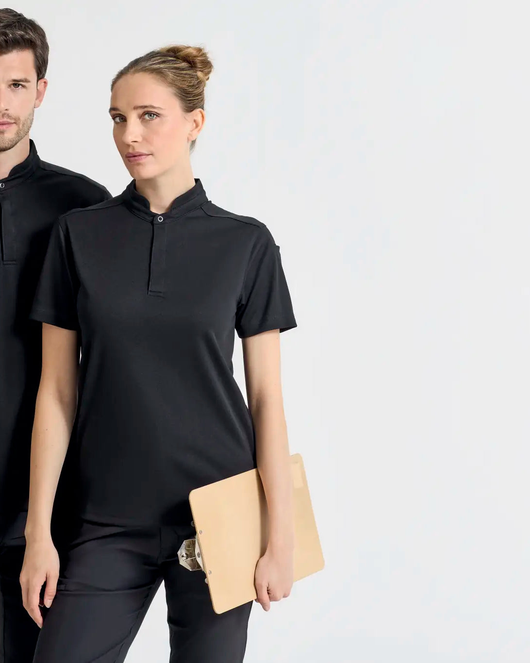 all-groups Men's Essential 'Coolchecker' Chefs Shirt Short Sleeve