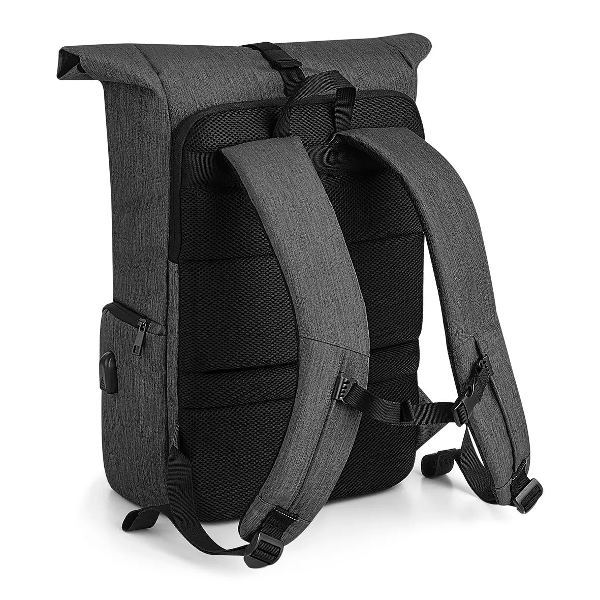 all-groups Q Tech Charge Roll Top Backpack