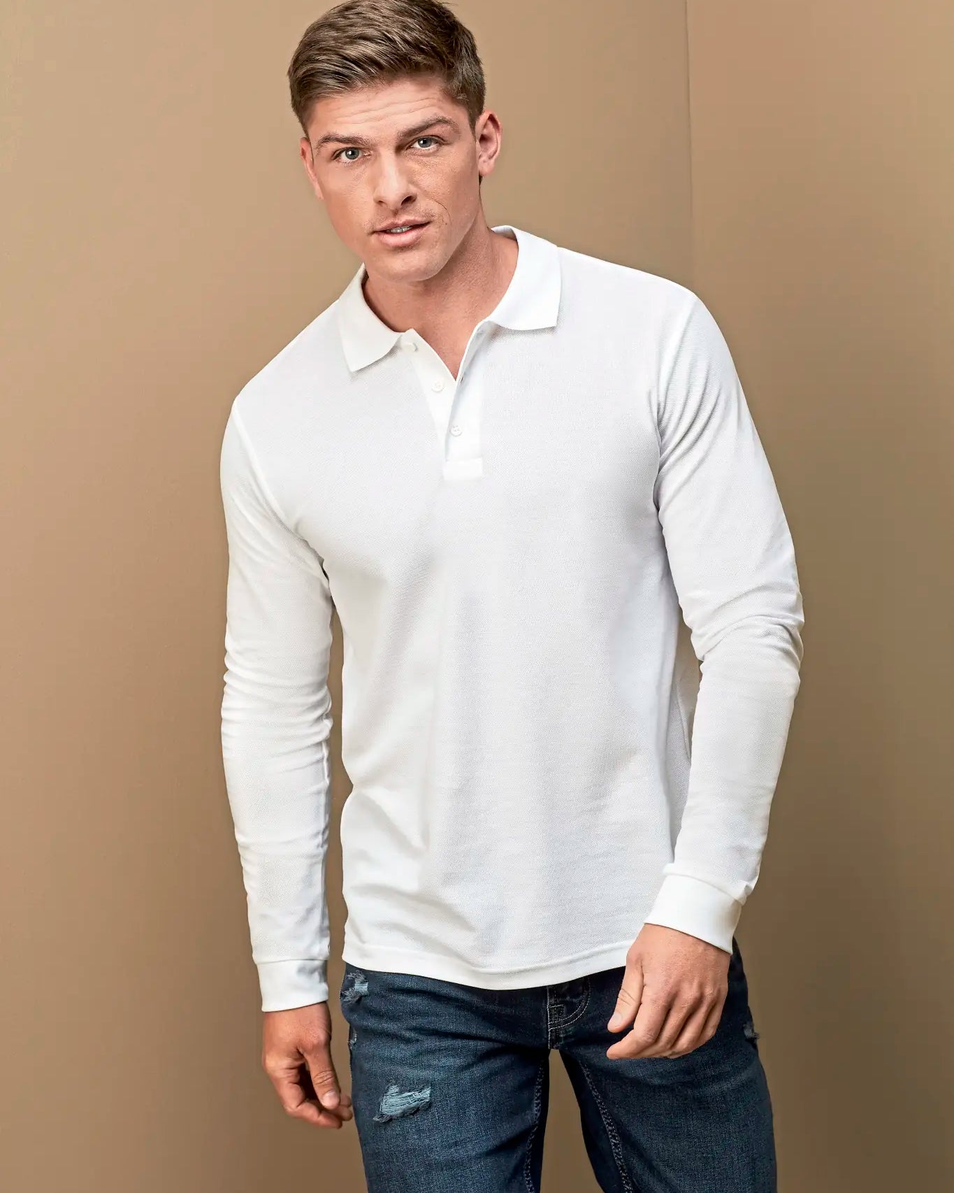 all-groups Men's Classic Polo Long Sleeve