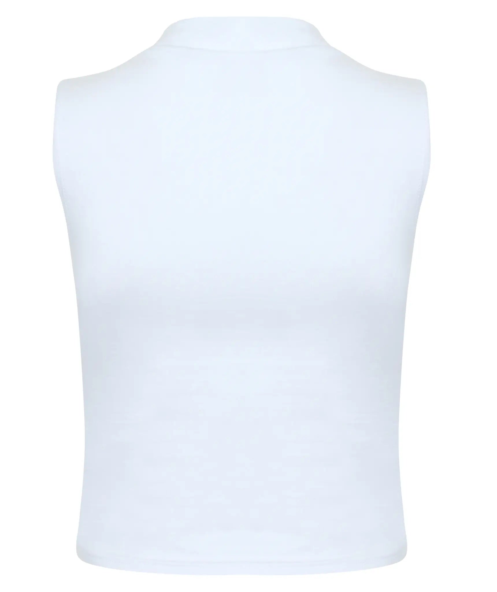 all-groups Women's High Neck Crop Vest