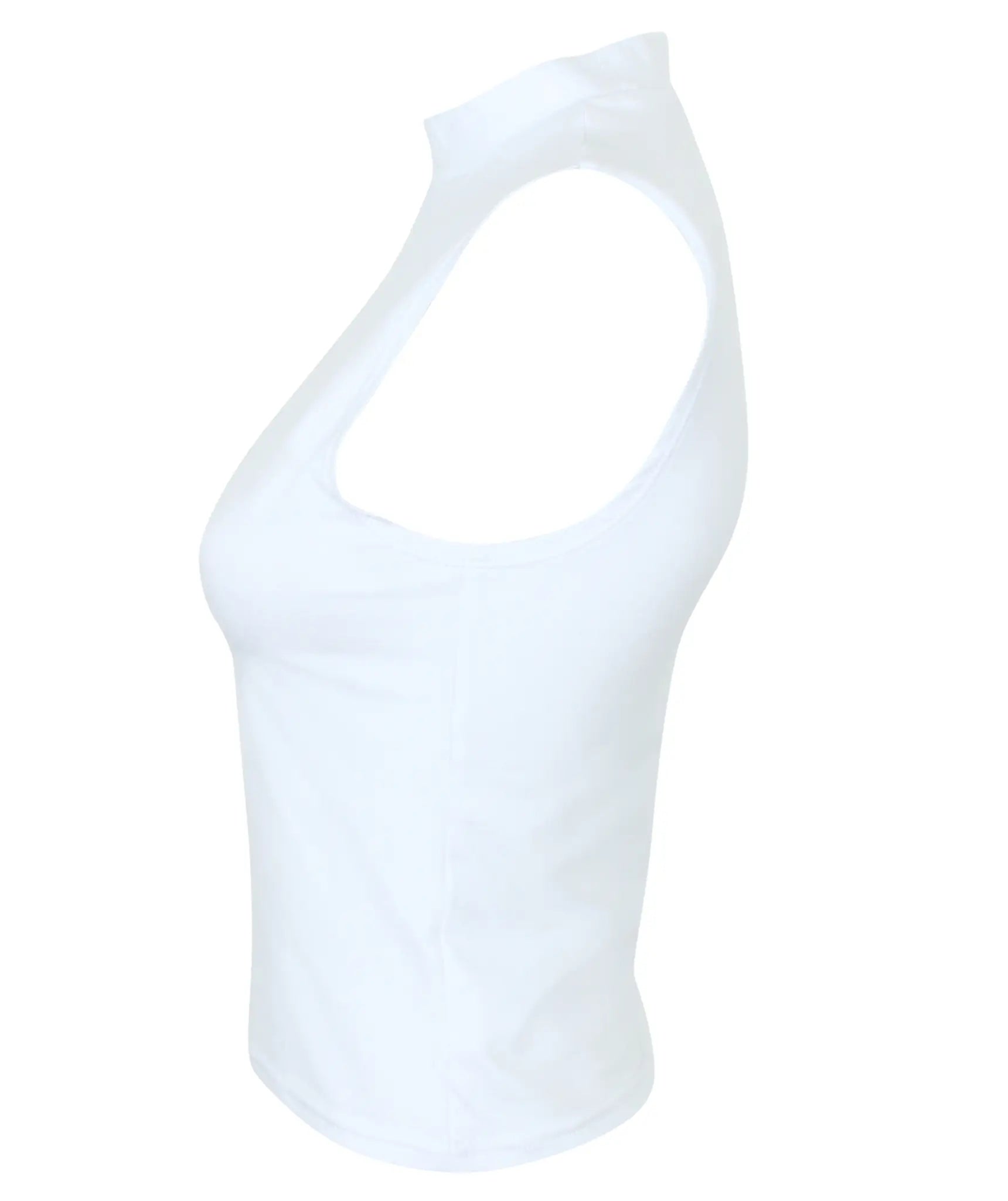 all-groups Women's High Neck Crop Vest