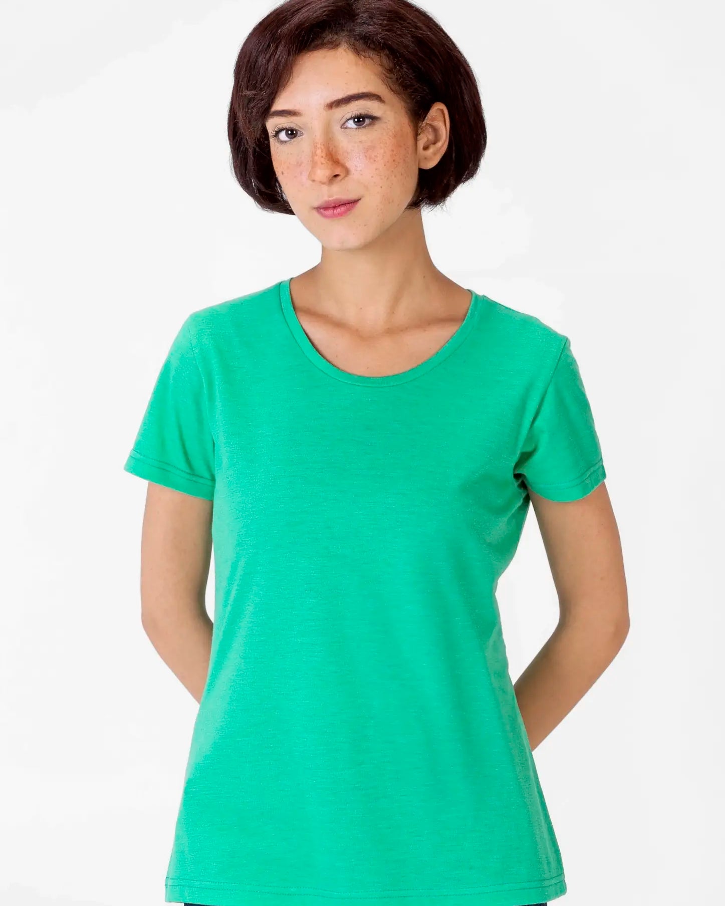 Women's Organic Cotton T-Shirt-model-photo