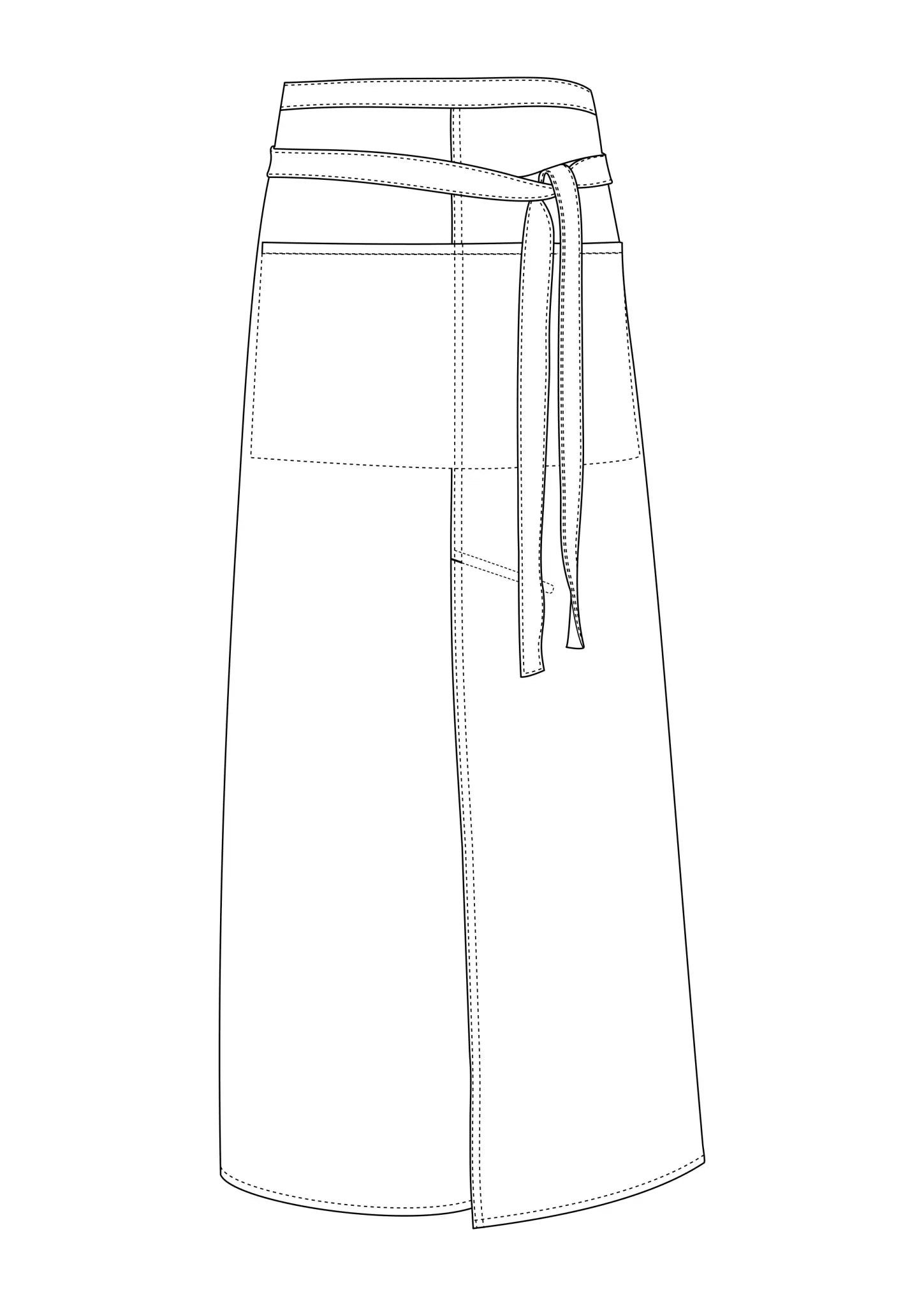 all-groups Jeans Bistro Apron With Split