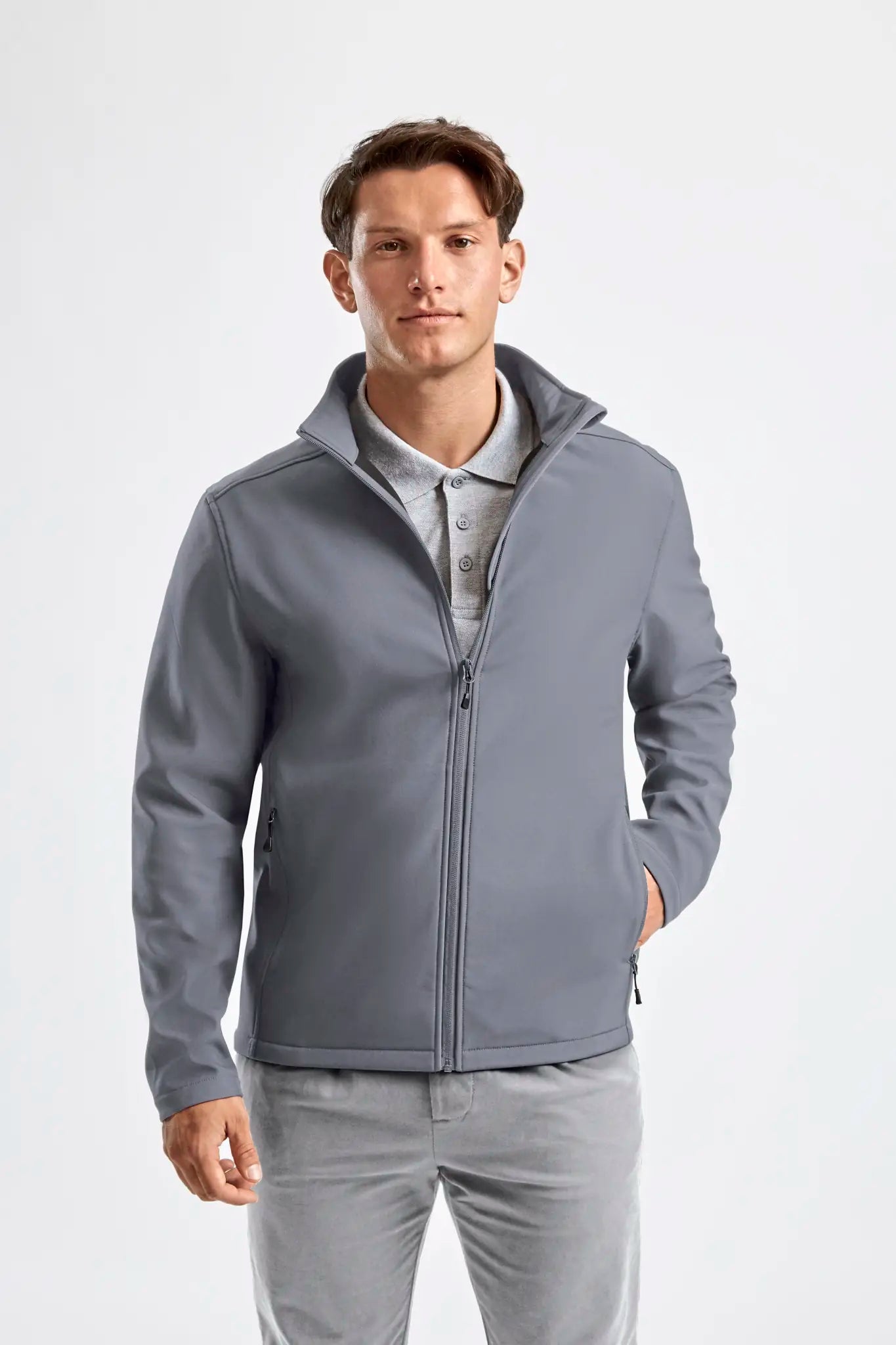 all-groups Men's Essential Softshell Jacket
