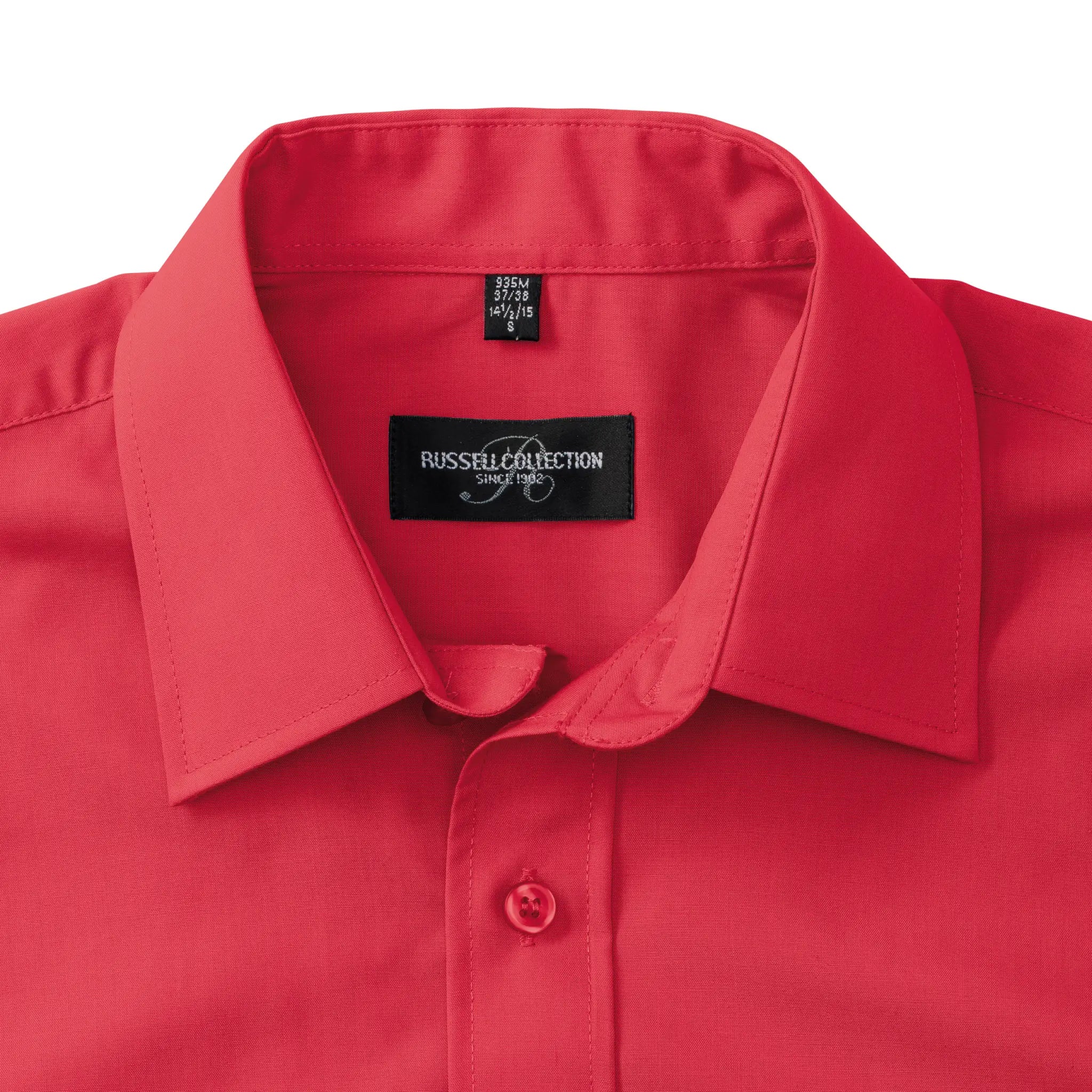 all-groups Men's Short Sleeve Classic Polycotton Poplin Shirt