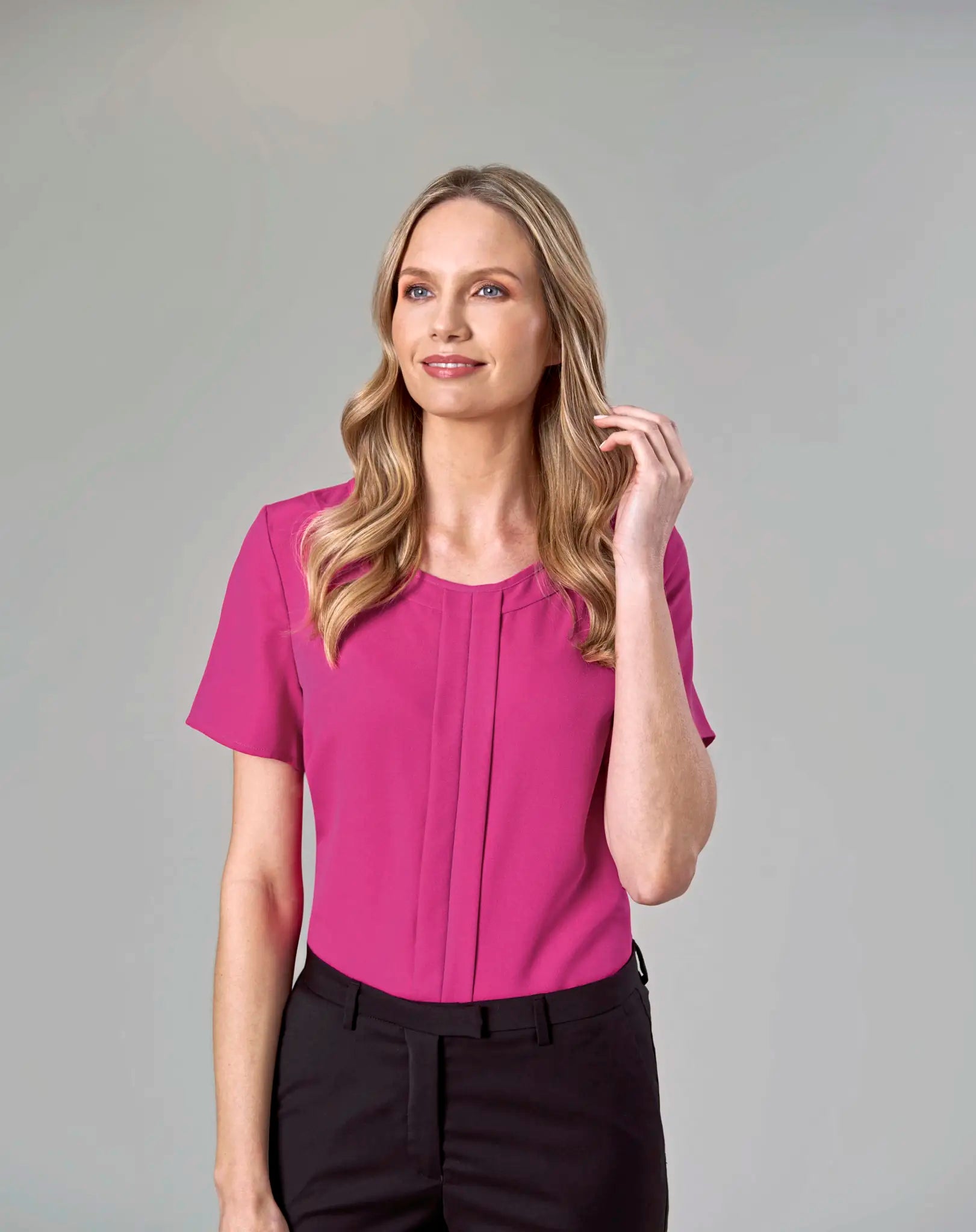 all-groups Women's Verona Short Sleeve Blouse