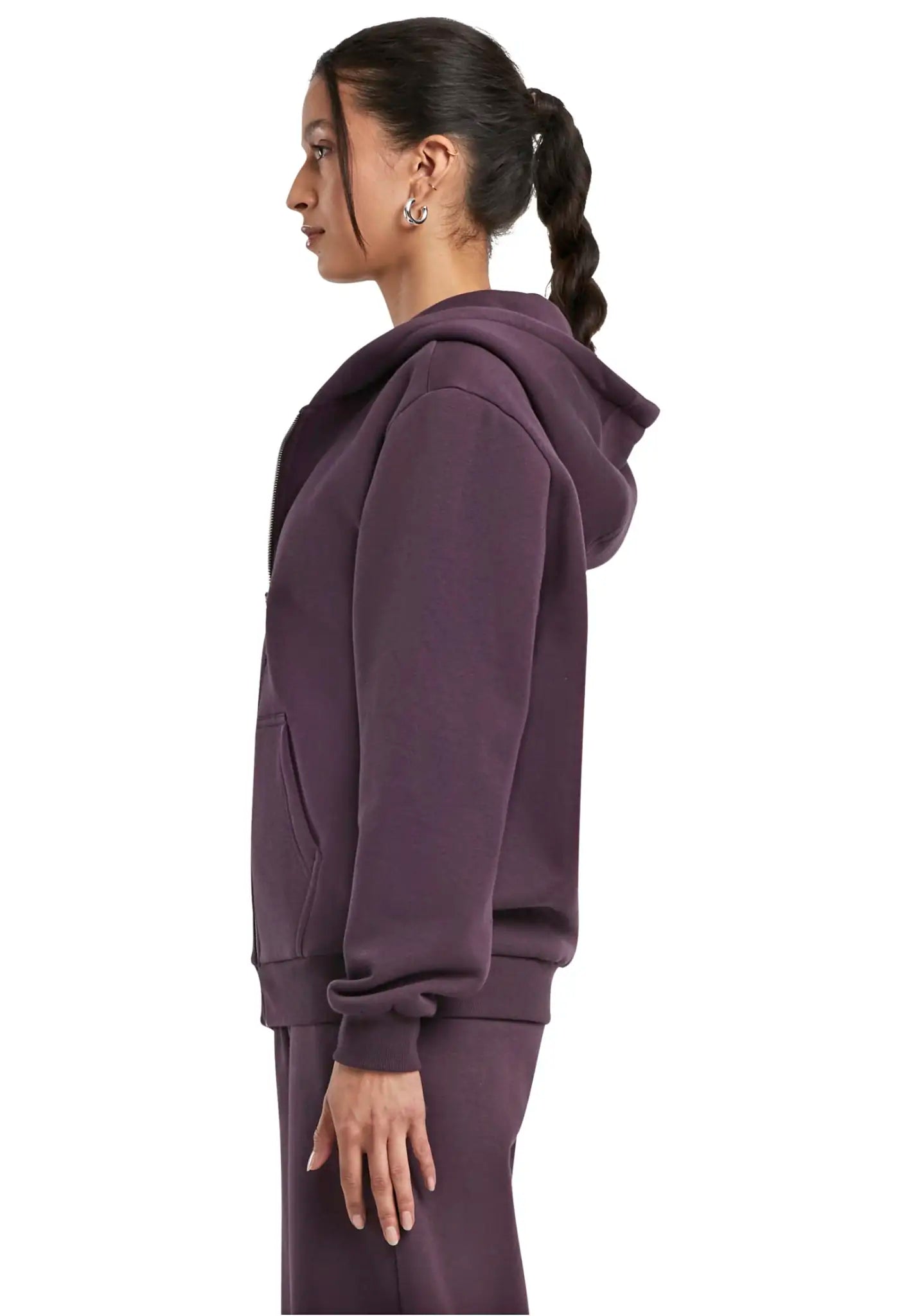 all-groups Women's Fluffy Zip Hoodie