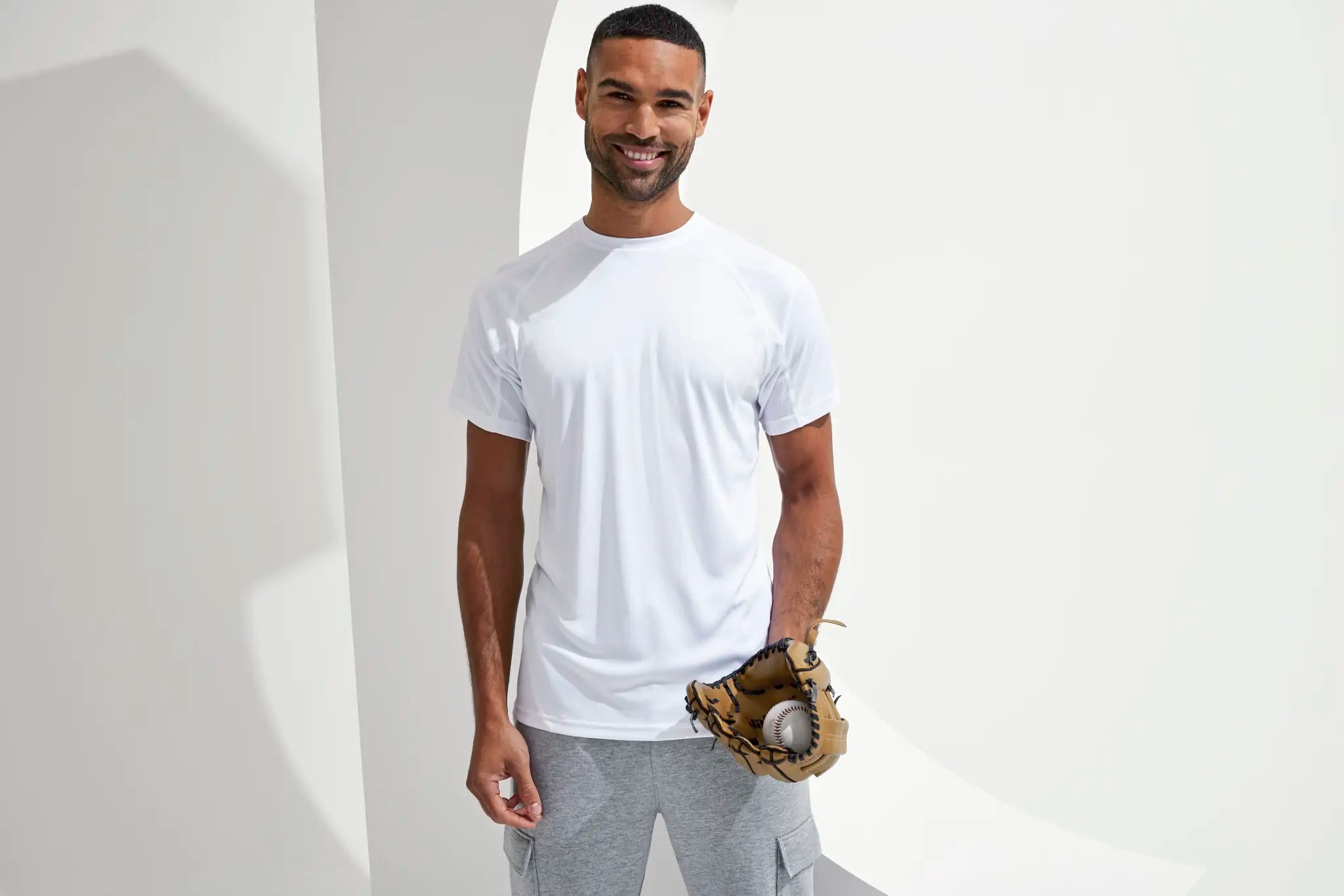 all-groups Men's Panelled Tech T-Shirt